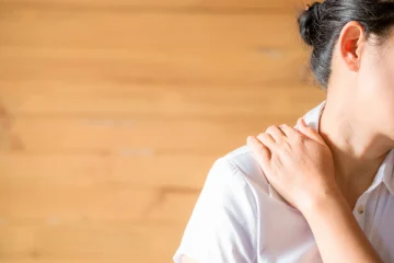 women in body pain